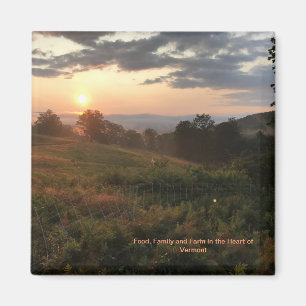Íman Nascer do sol no ímã de Vermont