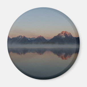 Íman Nascer do sol no parque nacional grande de Teton