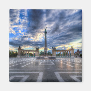 Íman Nascer do sol quadrado de Budapest dos heróis