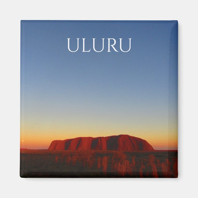 Íman nascer do sol uluru (Frente)
