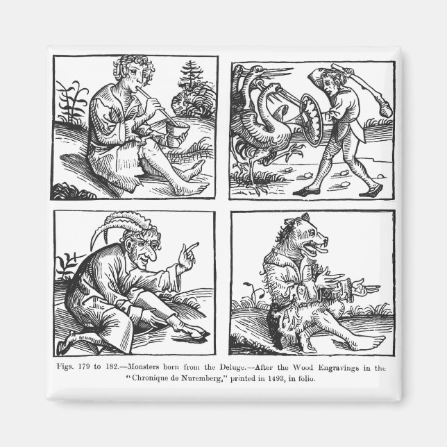 Íman Nascer dos monstros do Deluge (Frente)