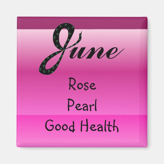 Íman Nascer em junho (Frente)