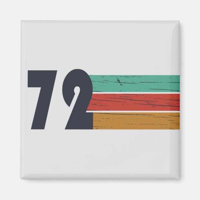 Íman nascer em presente de aniversário de 1972 (Frente)