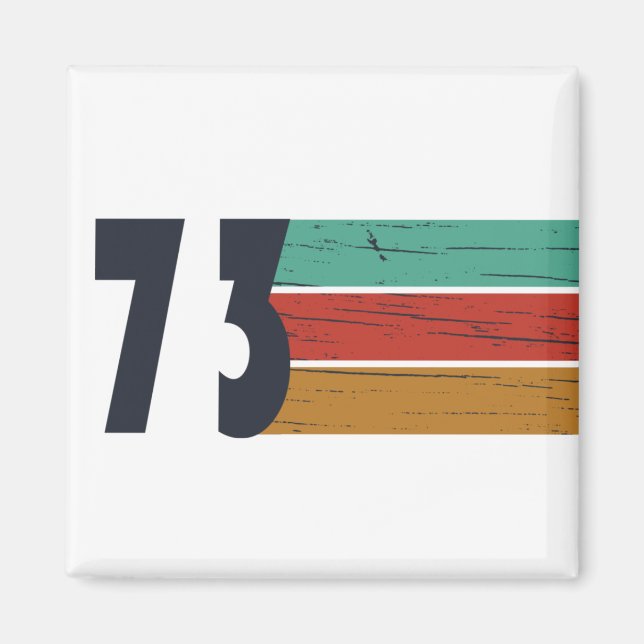 Íman Nascer em presente de aniversário de 1973 (Frente)