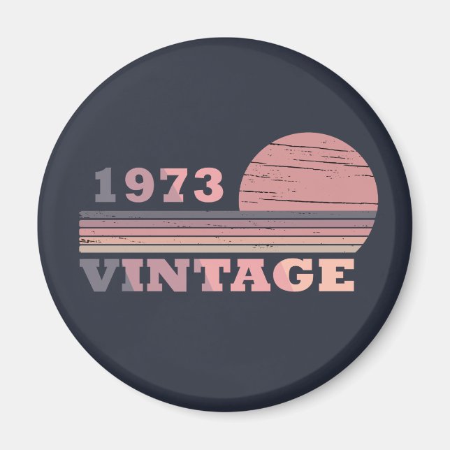 Íman nascer em presente de aniversário de 1973 (Frente)