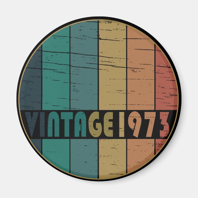 Íman nascer em presente de aniversário de 1973 (Frente)