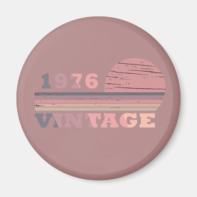 Íman nascer em presente de aniversário de 1976 (Frente)