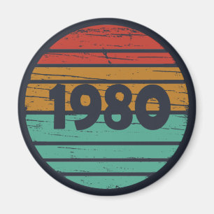 Íman Nascer em presente de aniversário de 1980