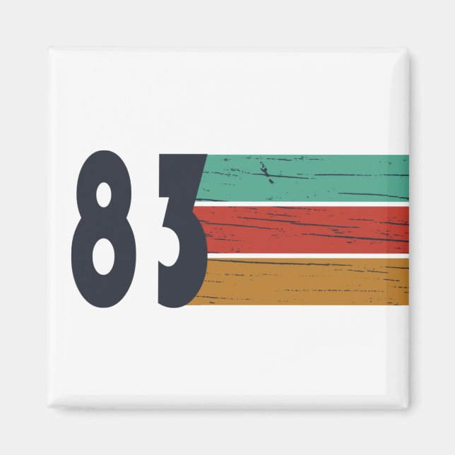 Íman Nascer em presente de aniversário de 1983 (Frente)