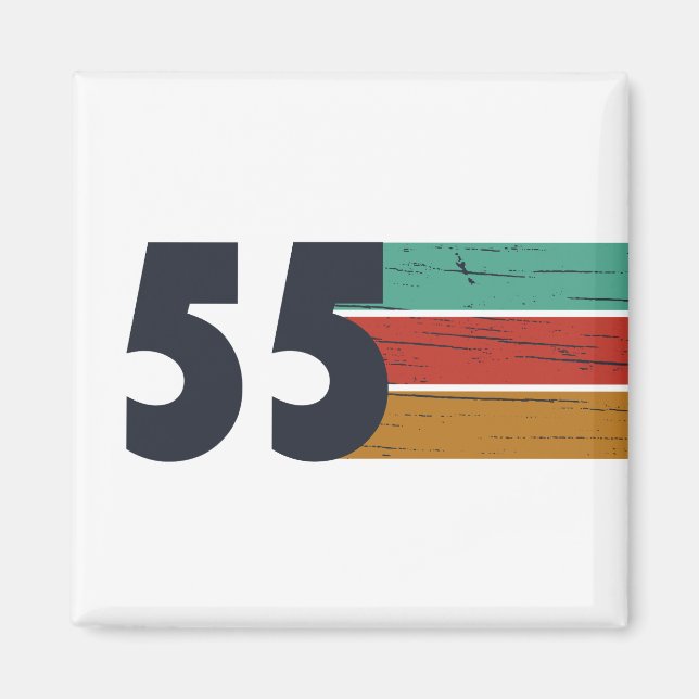 Íman Nascer em presente de aniversário de 70 de 1955 (Frente)