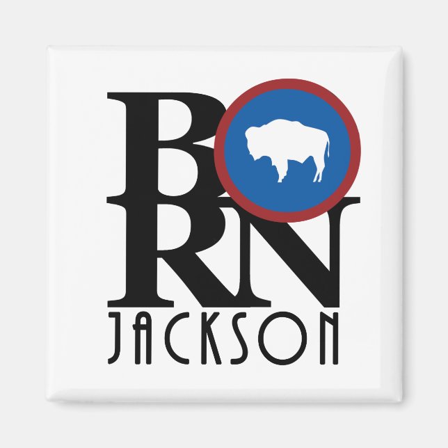 Íman NASCER Jackson Wyoming (Frente)