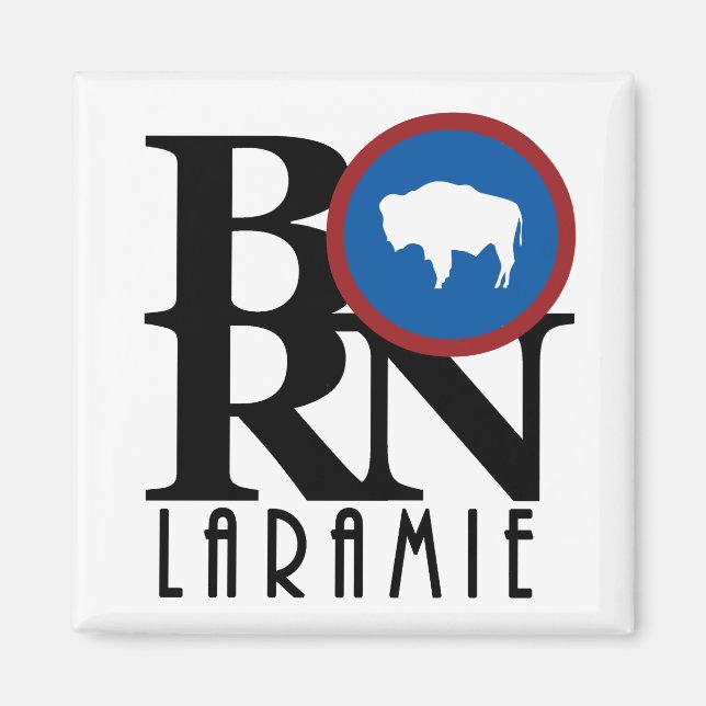 Íman NASCER Laramie Wyoming (Frente)