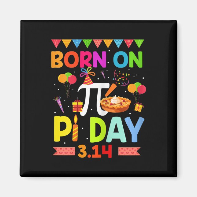 Íman Nascer No Aniversário Do Pi Professor De Matemátic (Frente)