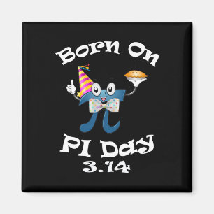 Íman Nascer No Pi Dia 3.14 Março 14 Aniversário Engraça