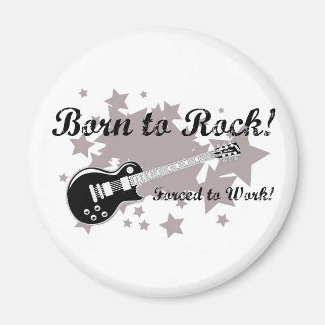 Íman Nascer para Rock...Forçado a Trabalhar! (Frente)
