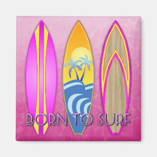 Íman Nascer Rosa Para Surf