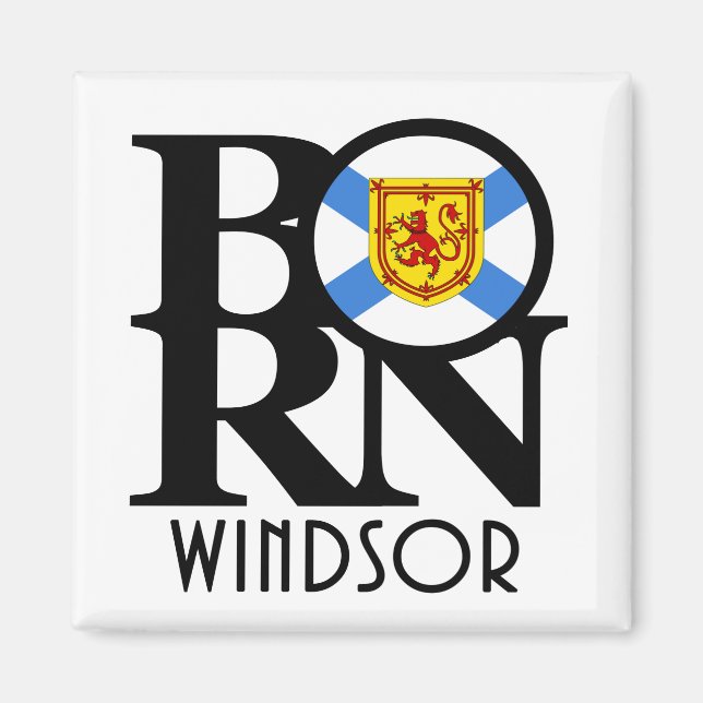 Íman NASCER Windsor Nova Escócia (Frente)