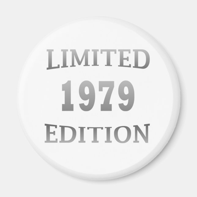 Íman Nascida em 1979 festa de aniversário moderna e ele (Frente)