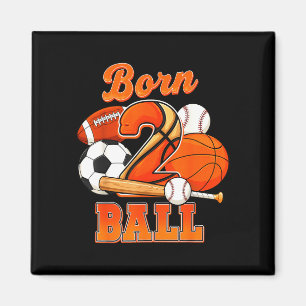 Íman Nascido dois bola 2º aniversário de meninos festa