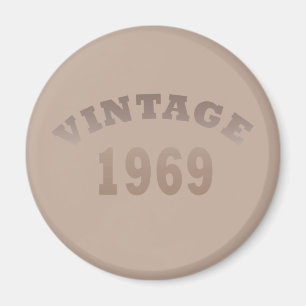 Íman Nascido em 1969 elegante aniversário moderno vinta