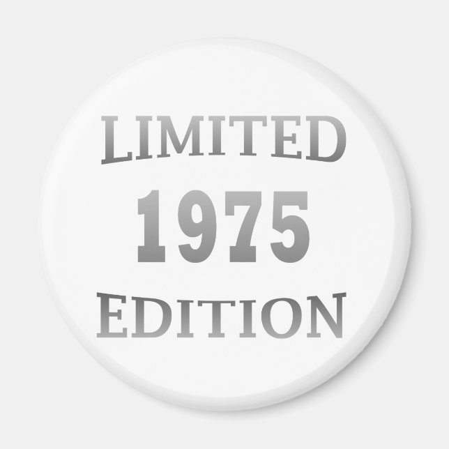 Íman nascido em 1975 festa de aniversário (Frente)