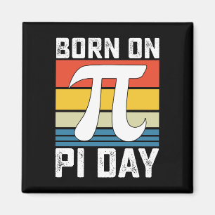 Íman Nascido No Dia Do Pi Aniversário De Matemática Mat