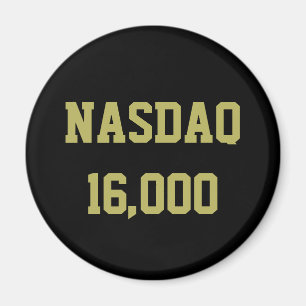 Íman NASDAQ 16000 Celebração do mercado de ações