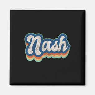 Íman Nash Primeiro Nome Menino Estilo Vintage 70s 80s P