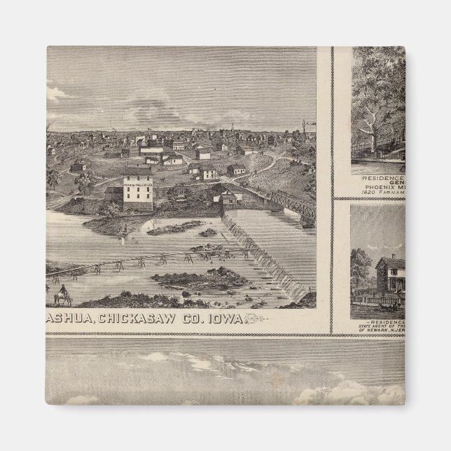 Íman Nashua fazenda e residência (Frente)