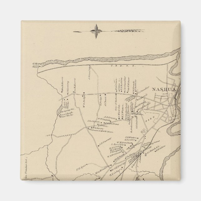 Íman Nashua, Hillsborough Co (Frente)