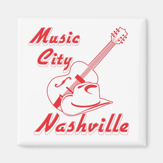 Íman Nashville. Cidade da Música (Frente)