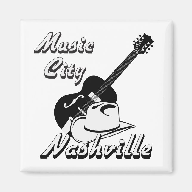 Íman Nashville. Cidade da Música (Frente)