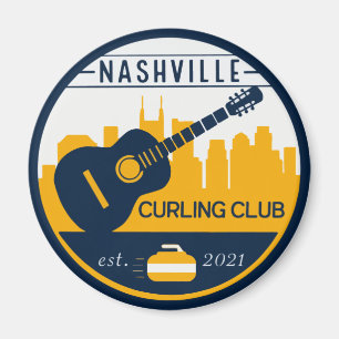 Íman Nashville Curling Club Magnet