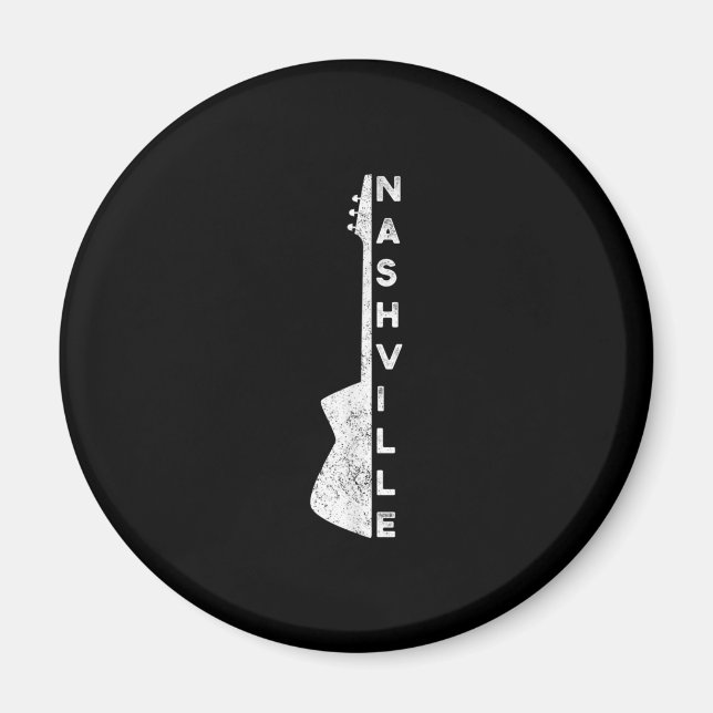 Íman Nashville Guitar Country Music Oferece Presentes (Frente)