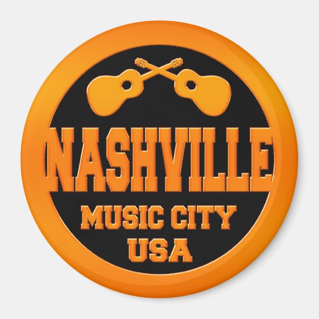 Íman Nashville Music City USA (Frente)