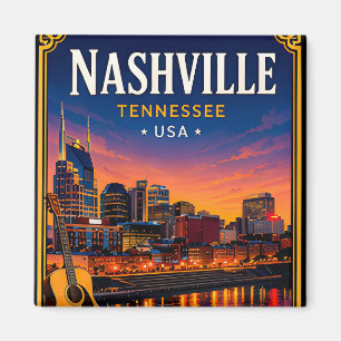 Íman 🎸 Nashville Tennessee Cidade da Música