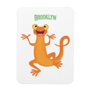 Íman Nata-dançarina de laranja feliz e giro