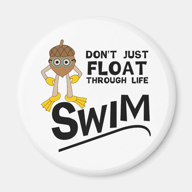 Íman Natação através da vida (Frente)