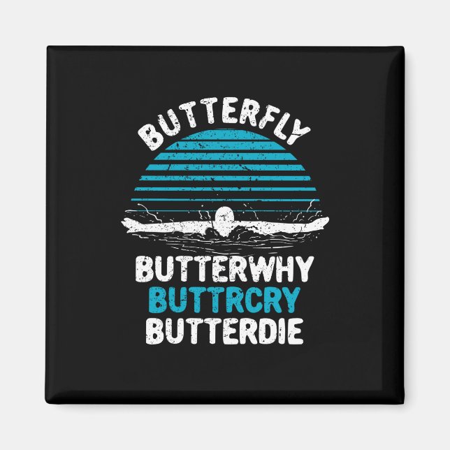 Íman Natação - Borboleta Butterfly (Frente)