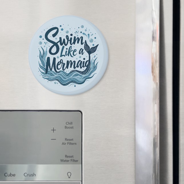Íman Natação como uma arte de citar oceano marinho (In Situ (Fridge))