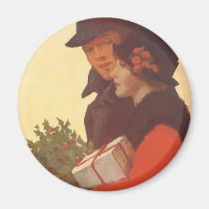 Íman Natais vintages, Amar e Comprar Presente Romance