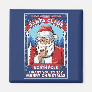 Íman Natais vintages Papais noeis dizem Feliz Natal