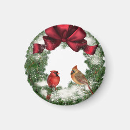 Íman Natais vintages Wreath Gift / Partido Favor Magnet