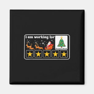 Íman Natal 5 Estrelas Árvore de Natal Eu estou trabalha