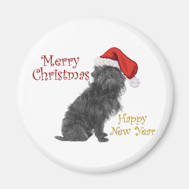 Íman Natal Affenpinscher (Frente)