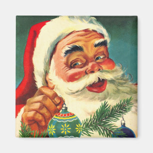 Íman Natal Antigo, Alegre Papai Noel dos Anos 50