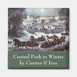 Íman Natal Antigo, Central Park no Inverno