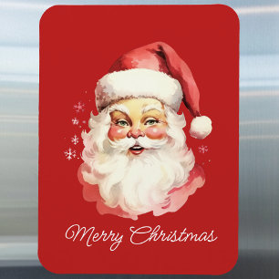 Íman Natal Antigo Papai Noel Vermelho Feliz Natal