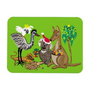 Íman Natal australiano de Papais noeis koala