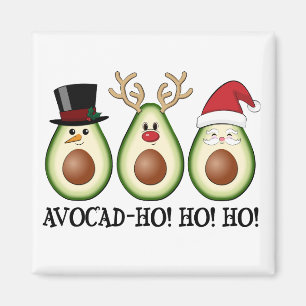 Íman Natal Avocado Frosty, Rudolph e Papais noeis